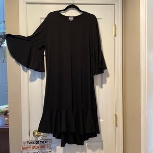 LuLaRoe Black (Noir Collection) Maurine dress